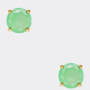 Kate Spade Small Circle Studs color Light Green